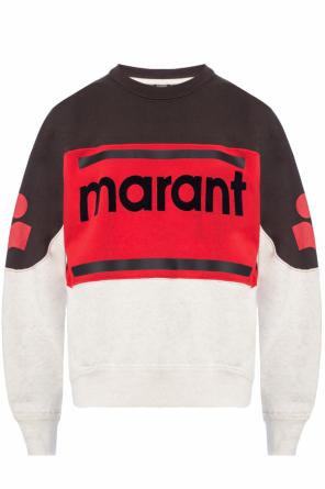 Sweatshirt with velvet logo, zdjęcie 1 Sweatshirt with velvet logo od Isabel Marant Etoile